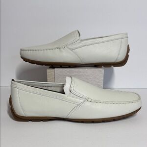Geox Respira Italian Leather Men’s 10 Driving Shoes Moccasin Quiet Luxury Preppy
